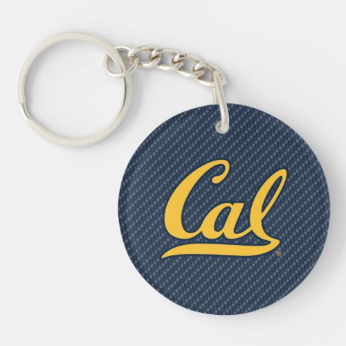 Cal Carbon Fiber Keychain