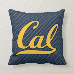 Cal Carbon Fiber Throw Pillow
