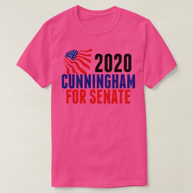 Cal Cunningham for Senate T-Shirt (Design Front)