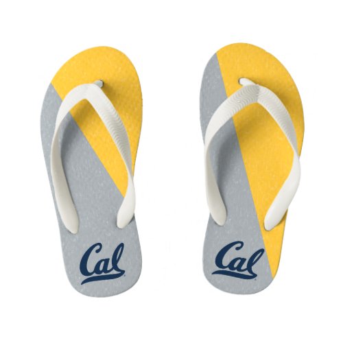 Cal Distressed Color Block Kids Flip Flops