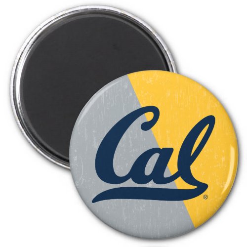 Cal Distressed Color Block Magnet