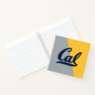 Cal Distressed Color Block Notebook