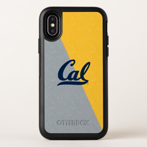 Cal Distressed Color Block OtterBox Symmetry iPhone X Case