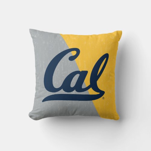 Cal Distressed Color Block Throw Pillow