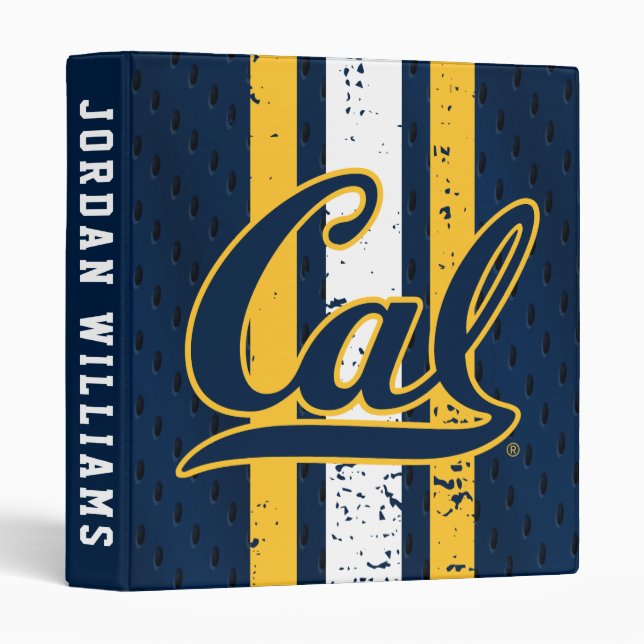 Cal Football Jersey 3 Ring Binder (Front/Spine)