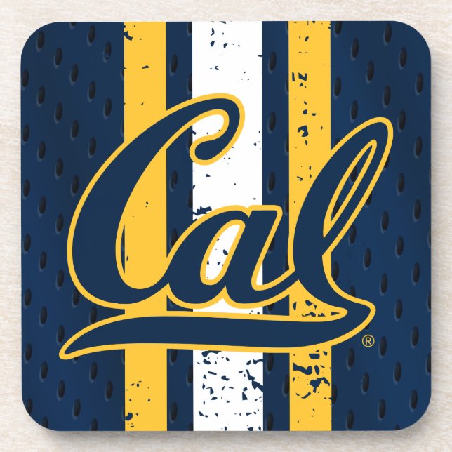 Cal Football Jersey Beverage Coaster (Front)