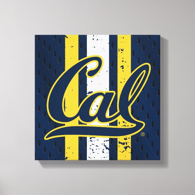 Cal Football Jersey Canvas Print (Front)