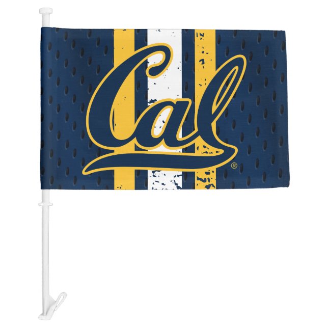 Cal Football Jersey Car Flag (Front)