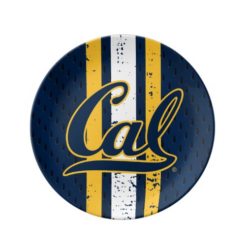 Cal Football Jersey Dinner Plate