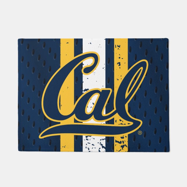 Cal Football Jersey Doormat (Front)