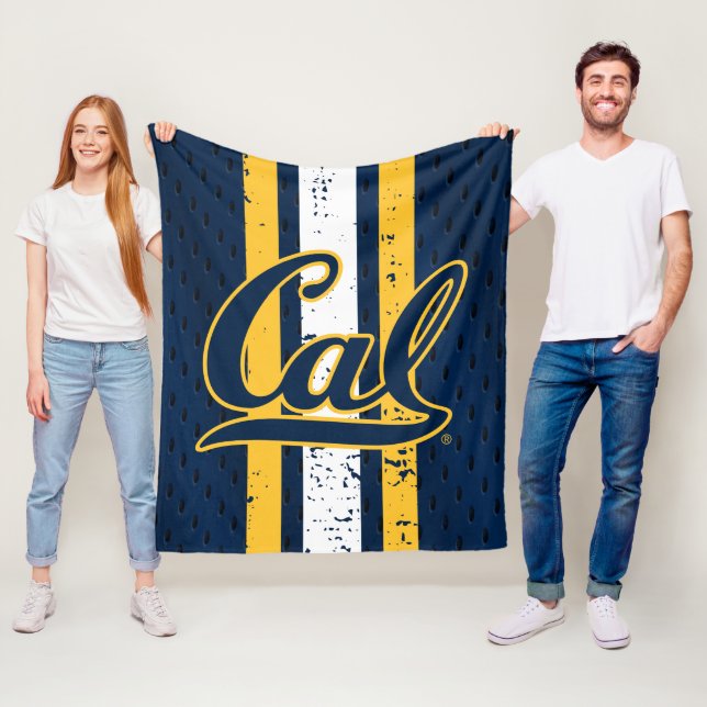 Cal Football Jersey Fleece Blanket (In Situ)
