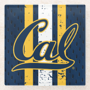 Cal Football Jersey Glass Coaster