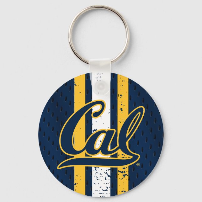 Cal Football Jersey Keychain (Front)