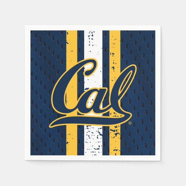Cal Football Jersey Napkins (Front)