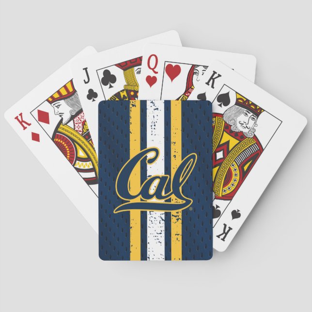 Cal Football Jersey Poker Cards (Back)