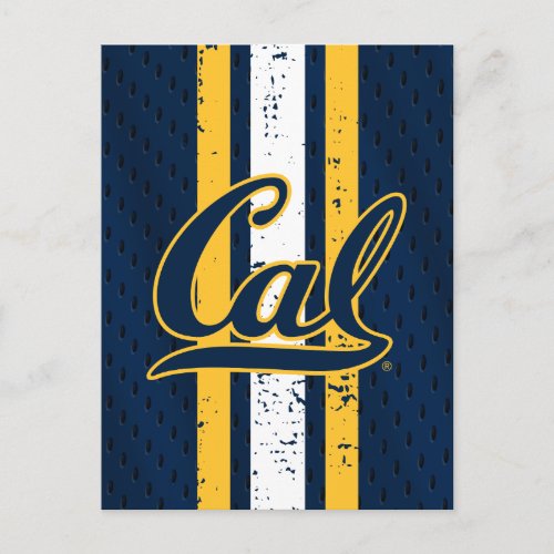Cal Football Jersey Postcard