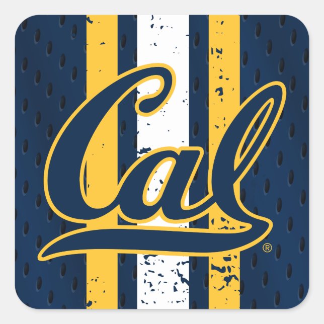 Cal Football Jersey Square Sticker (Front)