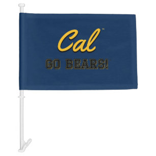 Cal Go Bears!: UC Berkeley Car Flag