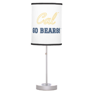 Cal Go Bears!: UC Berkeley Lamp, White Table Lamp