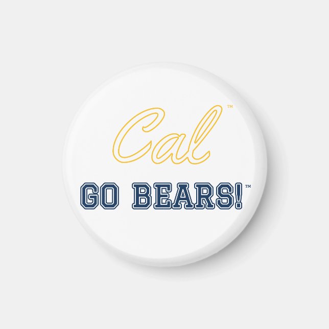 Cal Go Bears!: UC Berkeley Magnet (Front)