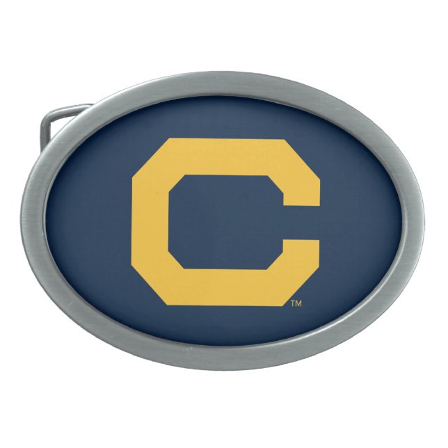 Cal Gold C Belt Buckle (Front)