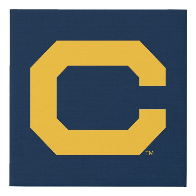 Cal Gold C Faux Canvas Print (Front)