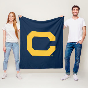 Cal Gold C Fleece Blanket