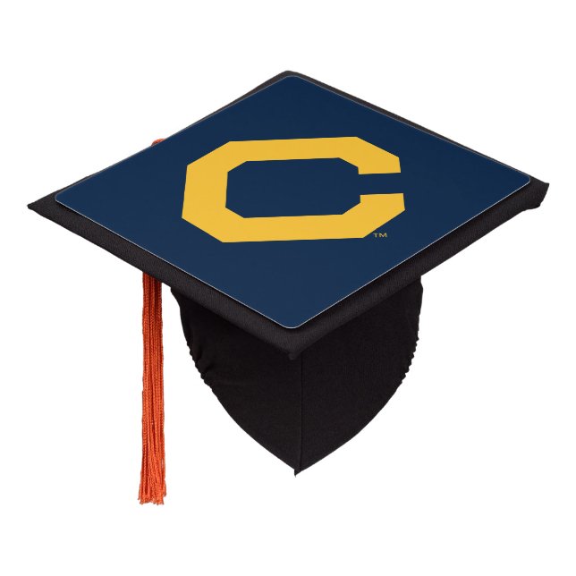 Cal Gold C Graduation Cap Topper (Angled)
