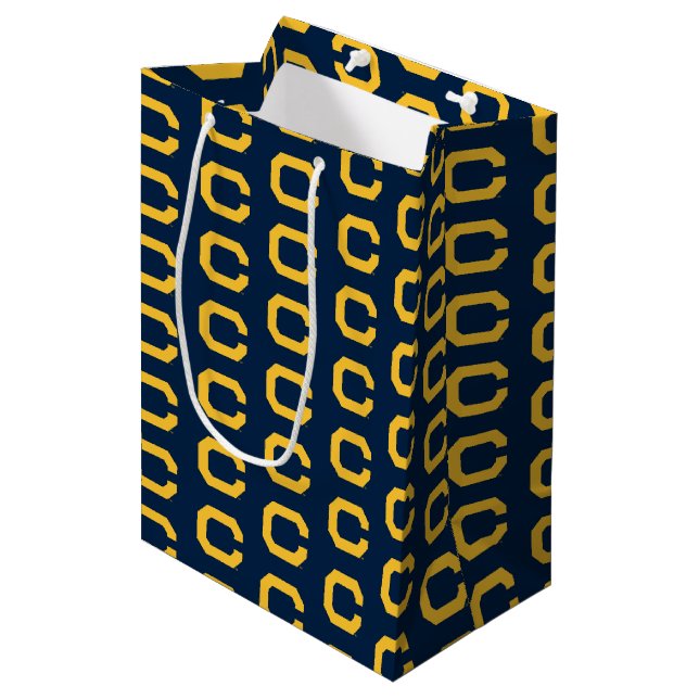 Cal Gold C Medium Gift Bag (Front Angled)