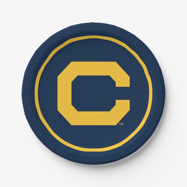 Cal Gold C Paper Plates (Front)
