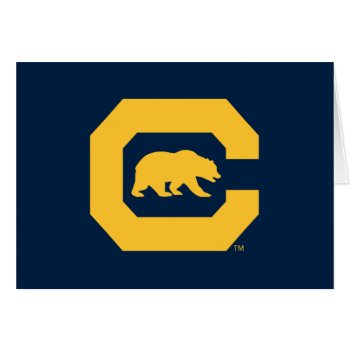 Cal Gold C With Bear by ucberkeley at Zazzle