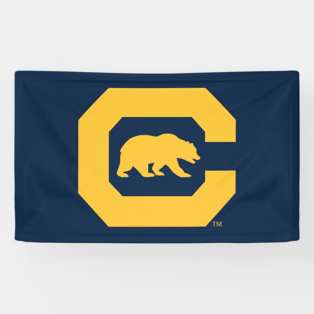 Cal Gold C With Bear Banner (Horizontal)
