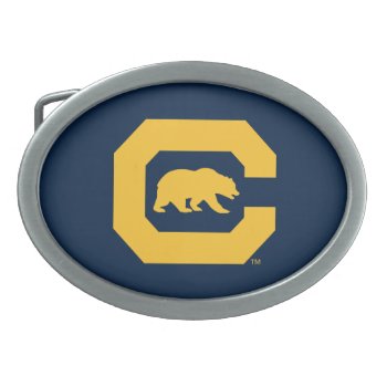 Cal Gold C With Bear Belt Buckle by ucberkeley at Zazzle
