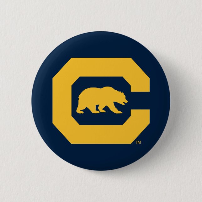 Cal Gold C With Bear Button (Front)