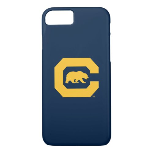 Cal Gold C With Bear iPhone 87 Case
