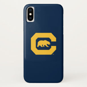 Cal Gold C With Bear iPhone X Case