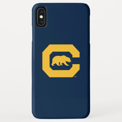 Cal Gold C With Bear iPhone XS Max Case