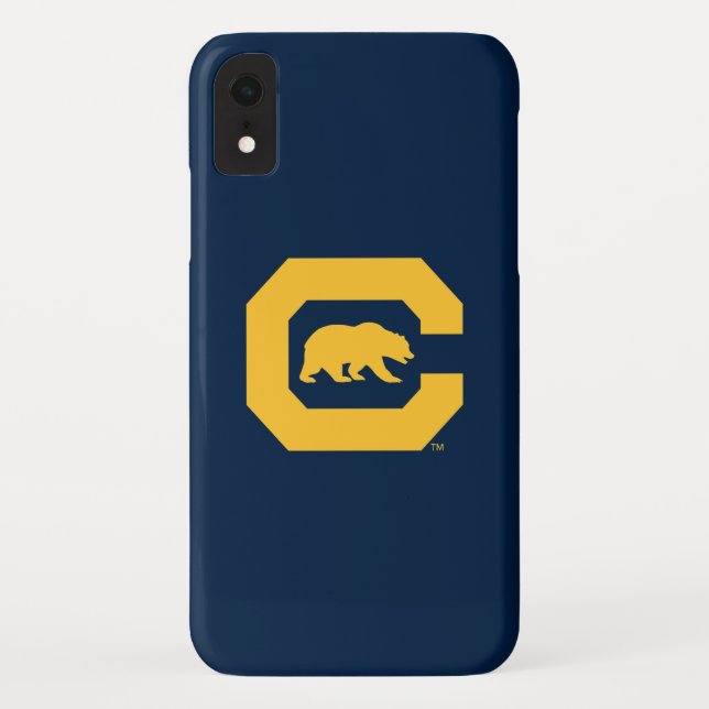 Cal Gold C With Bear Case-Mate iPhone Case (Back)
