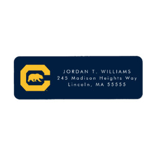 Cal Gold C With Bear Label