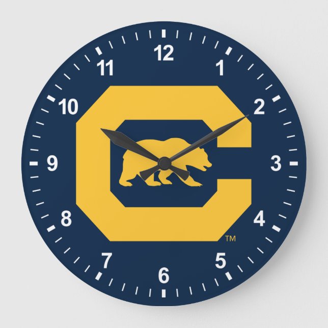 Cal Gold C With Bear Large Clock (Front)