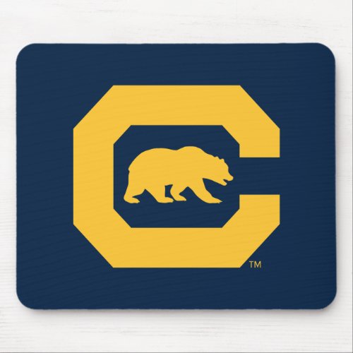 Cal Gold C With Bear Mouse Pad