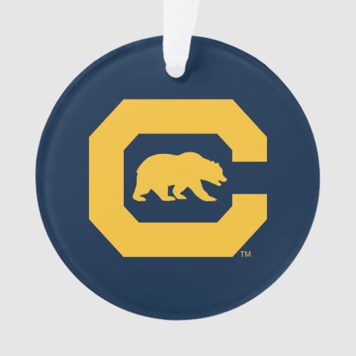 Cal Gold C With Bear Ornament