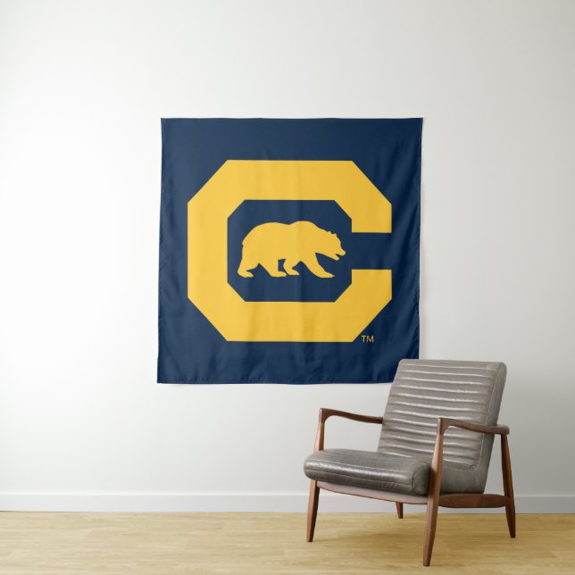 Cal Gold C With Bear Tapestry (In Situ)