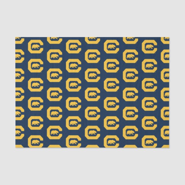 Cal Gold C With Bear Tissue Paper (Front)