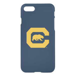 Cal Gold C With Bear iPhone SE/8/7 Case