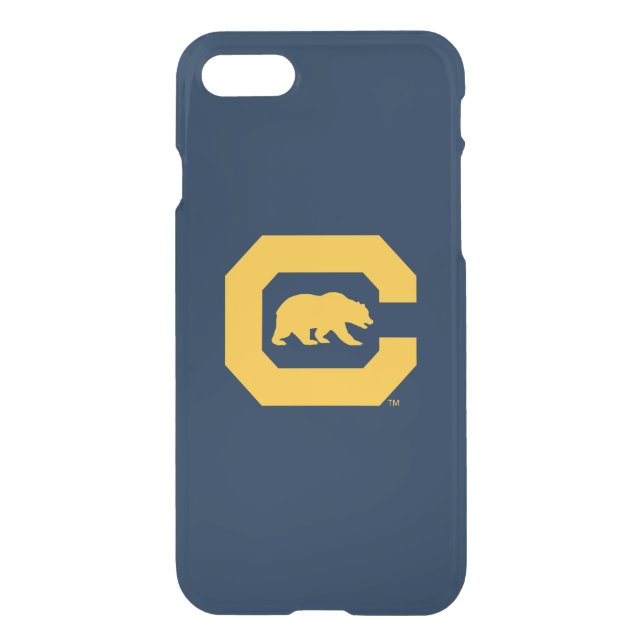 Cal Gold C With Bear Uncommon iPhone Case (Back)