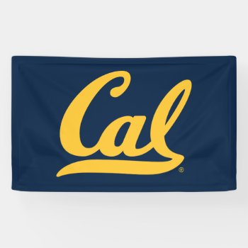 Cal Gold Script Banner by ucberkeley at Zazzle