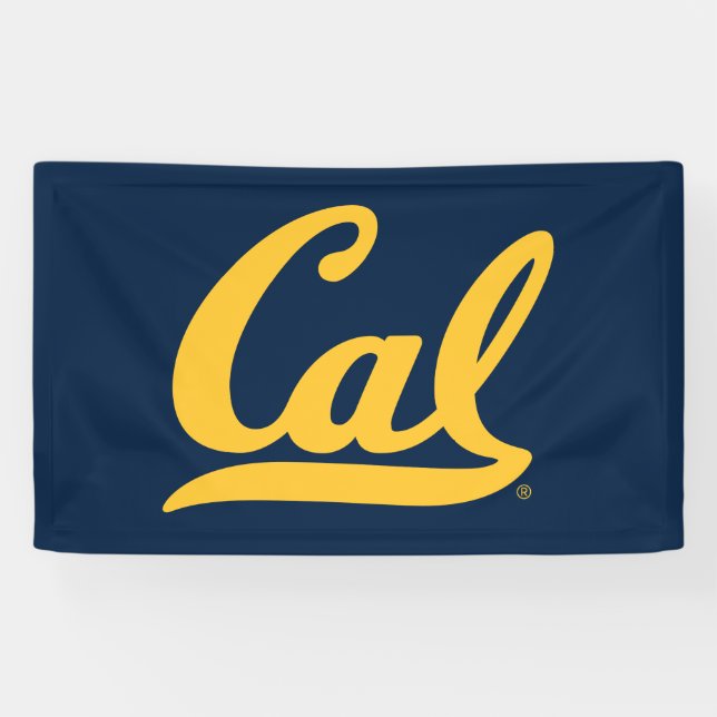 Cal Gold Script Banner (Horizontal)