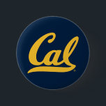 Cal Gold Script Button<br><div class="desc">Check out these new UC Berkeley designs! Show off your Cal Bear pride with these new UC Berkeley products. These make perfect gifts for the Bears student, alumni, family, friend or fan in your life. All of these Zazzle products are customizable with your name, class year, or club. Go Bears!...</div>