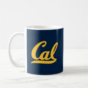 Cal Gold Script Coffee Mug